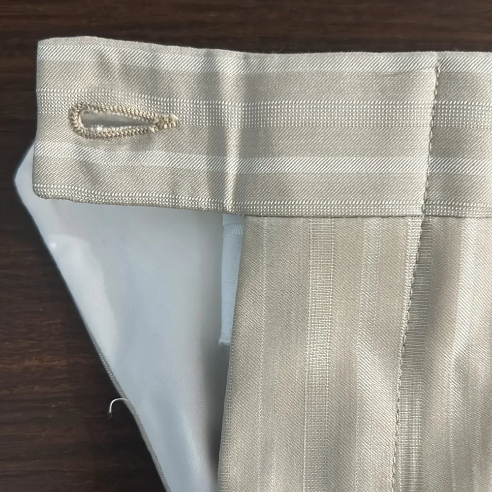 Versace Taupe Striped Trousers. Ladies - Picture 7 of 14